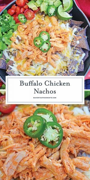 Buffalo Chicken Nachos - Spicy Homemade Nachos