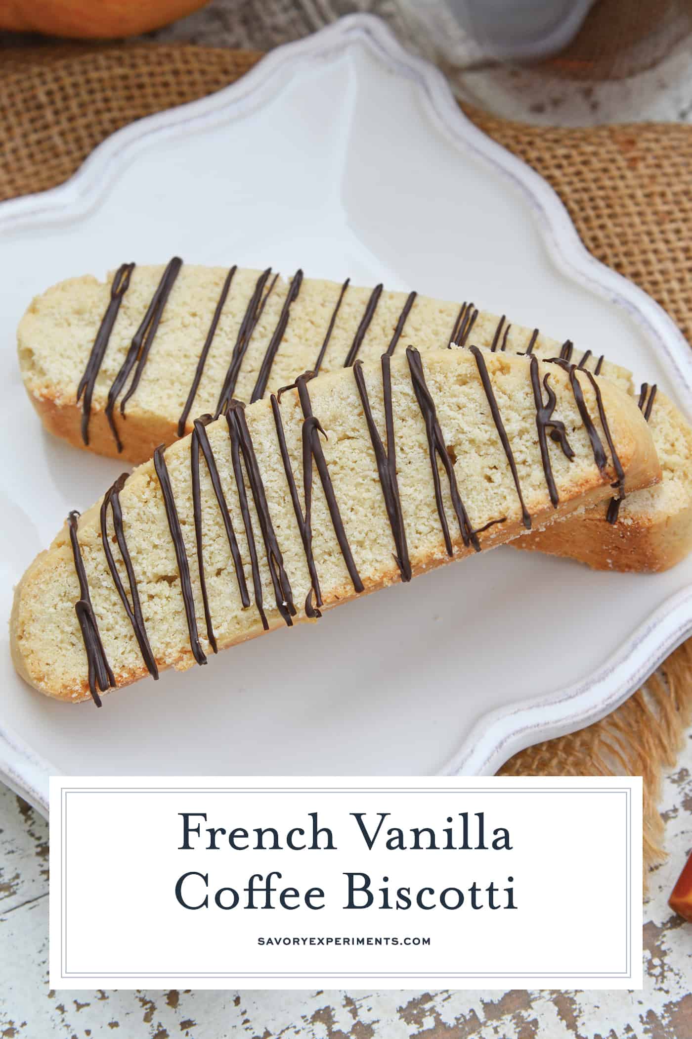 Vanilla Mocha Biscotti | Homemade Mocha Biscotti Recipe