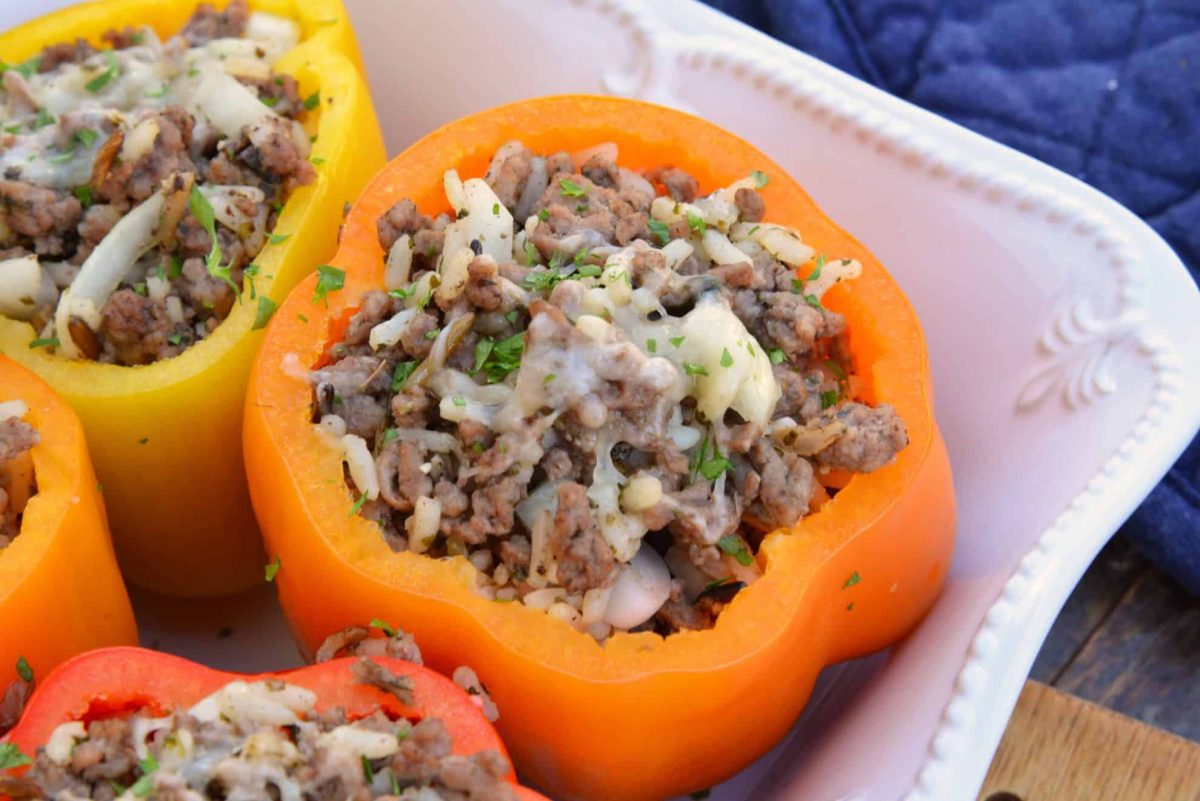 Classic Stuffed Peppers Easy Ground Beef Recipe in Under 30 Minutes!