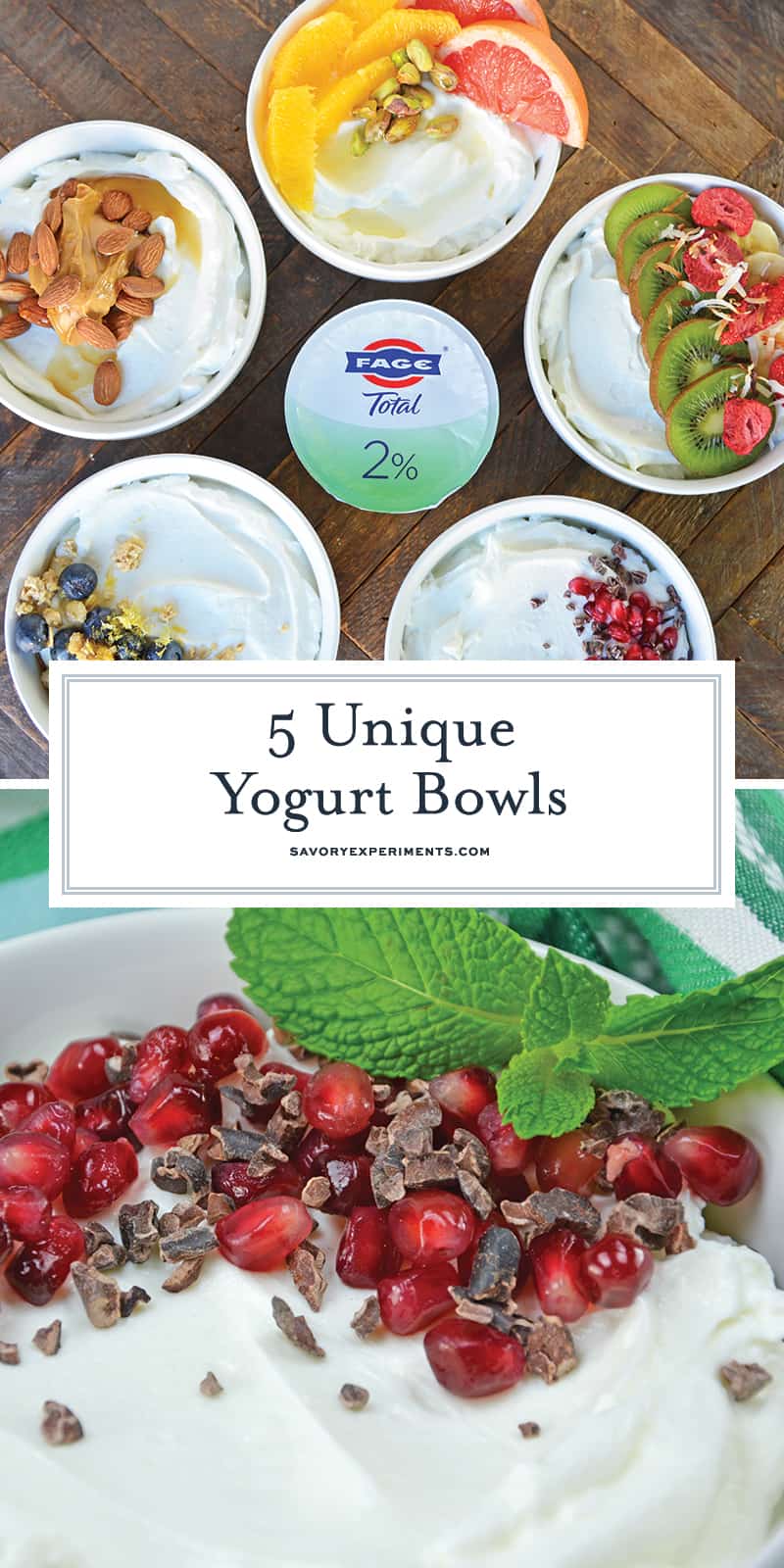 5 Unique Yogurt Bowls + VIDEO - Healthy Breakfast Ideas