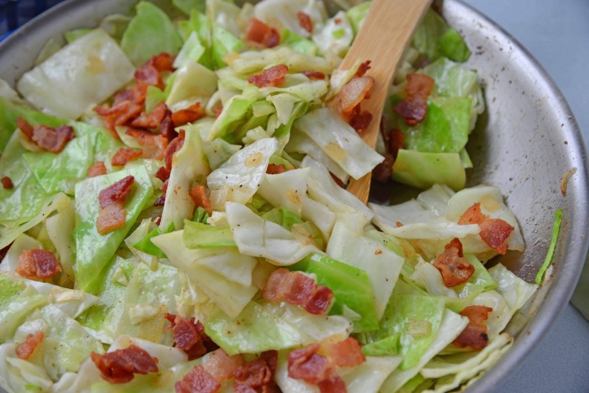 Bacon Fried Cabbage Southern Style Fried Cabbage With Bacon