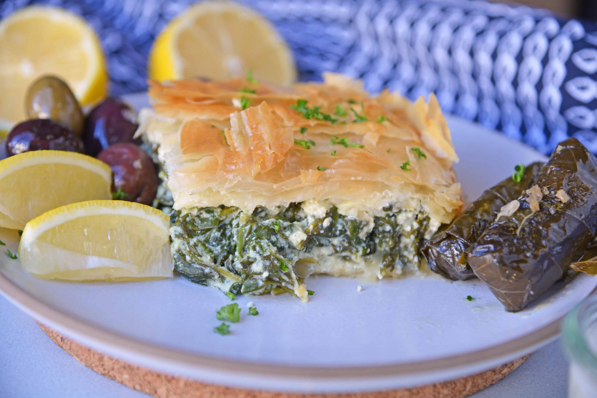 greek food spanakopita