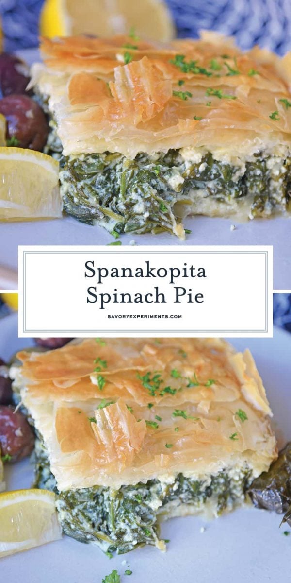 Spanakopita Spinach Pie - Easy Greek Spinach Pie Recipe