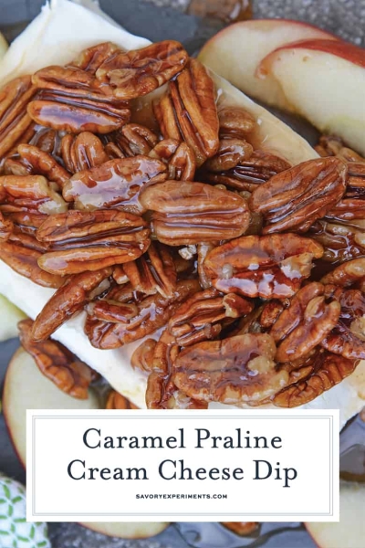 Caramel Praline Cream Cheese Dip - Easy Cream Cheese Dessert Recipe