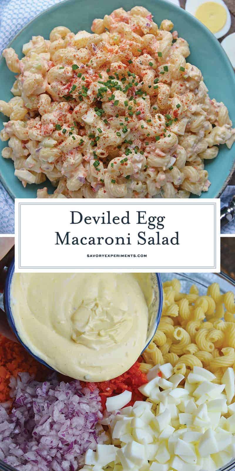 Deviled Egg Macaroni Salad | Easy Make Ahead Macaroni Salad Recipe