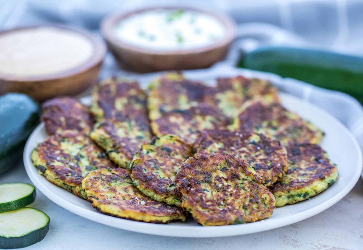 Crispy Zucchini Fritters - Savory Experiments