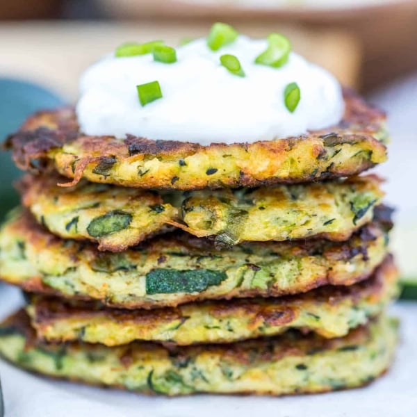 Crispy Zucchini Fritters - Savory Experiments