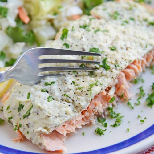 Oven Roasted Salmon with Pink Peppercorn Sauce - A Spicy Perspective