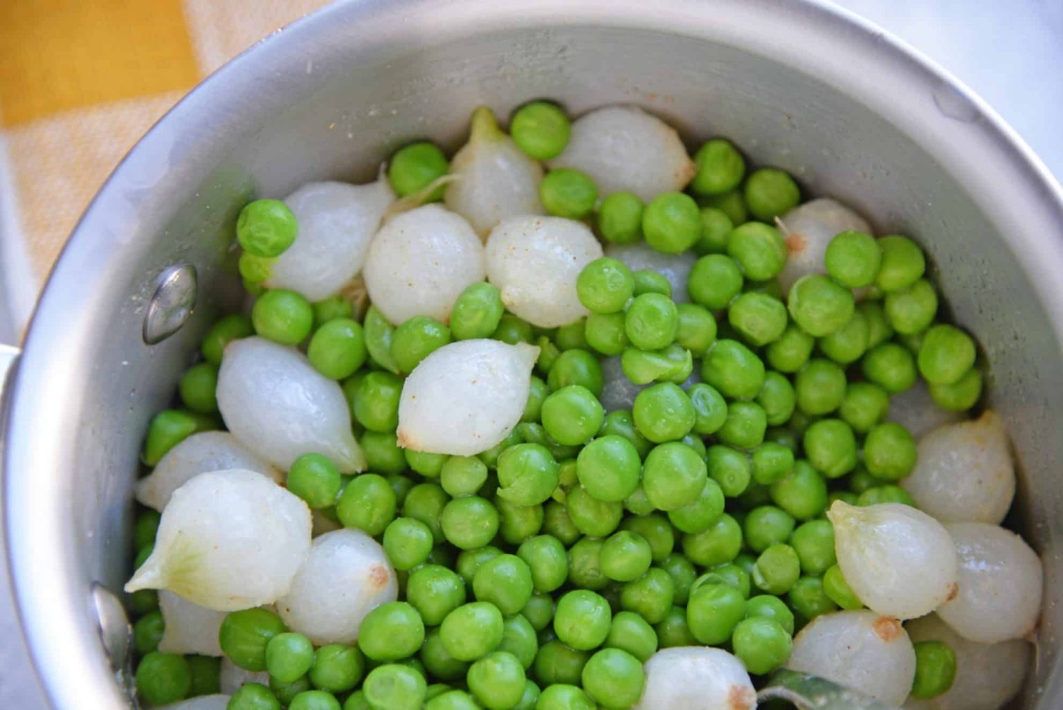 Seasoned Peas and Pearl Onion Recipe Easy Vegetable Side Dish