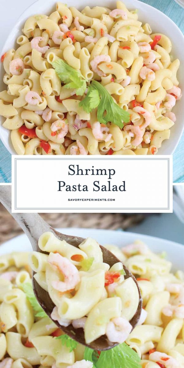 BEST Shrimp Pasta Salad Recipe - Make Ahead Pasta Salad for Picnics