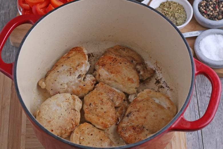 Dutch Oven Chicken Cacciatore - Family Spice