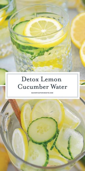 Lemon Cucumber Water Easy Detox Water Recipe 3527