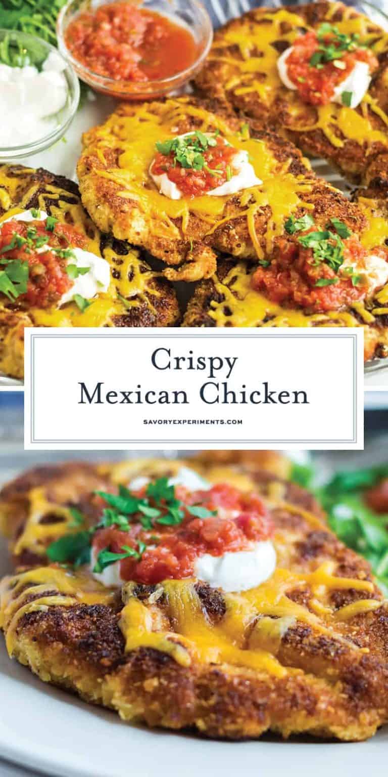 BEST Crispy Mexican Chicken Recipe - Made in Under an Hour!