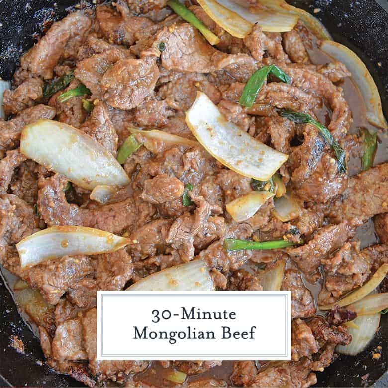 Easy 30 Minute Mongolian Beef Simple Sauce With Ginger Onion