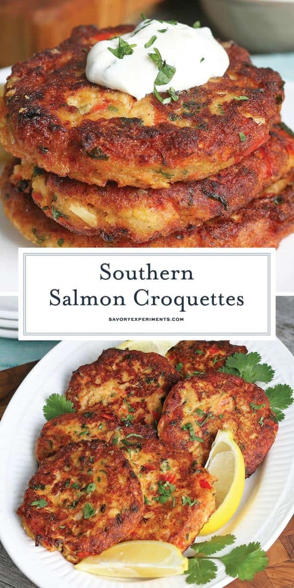 EASY Southern Salmon Croquettes Recipe - Fried Salmon Patties