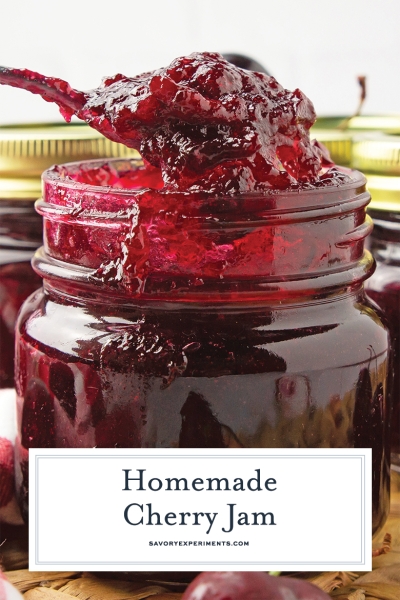 Quick & Easy Homemade Cherry Jam - Savory Experiments