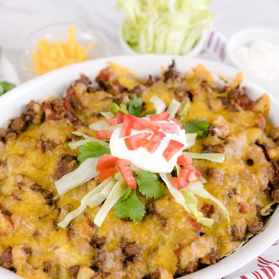 Easy Taco Bake Casserole Recipe: Make Ahead + Freezer Friendly