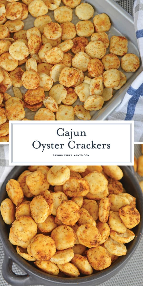 Super EASY Cajun Oyster Crackers Recipe - Only 3 Ingredients!