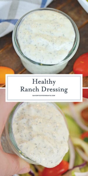 How to Make the BEST Homemade Healthy Ranch Dressing (with Yogurt!)