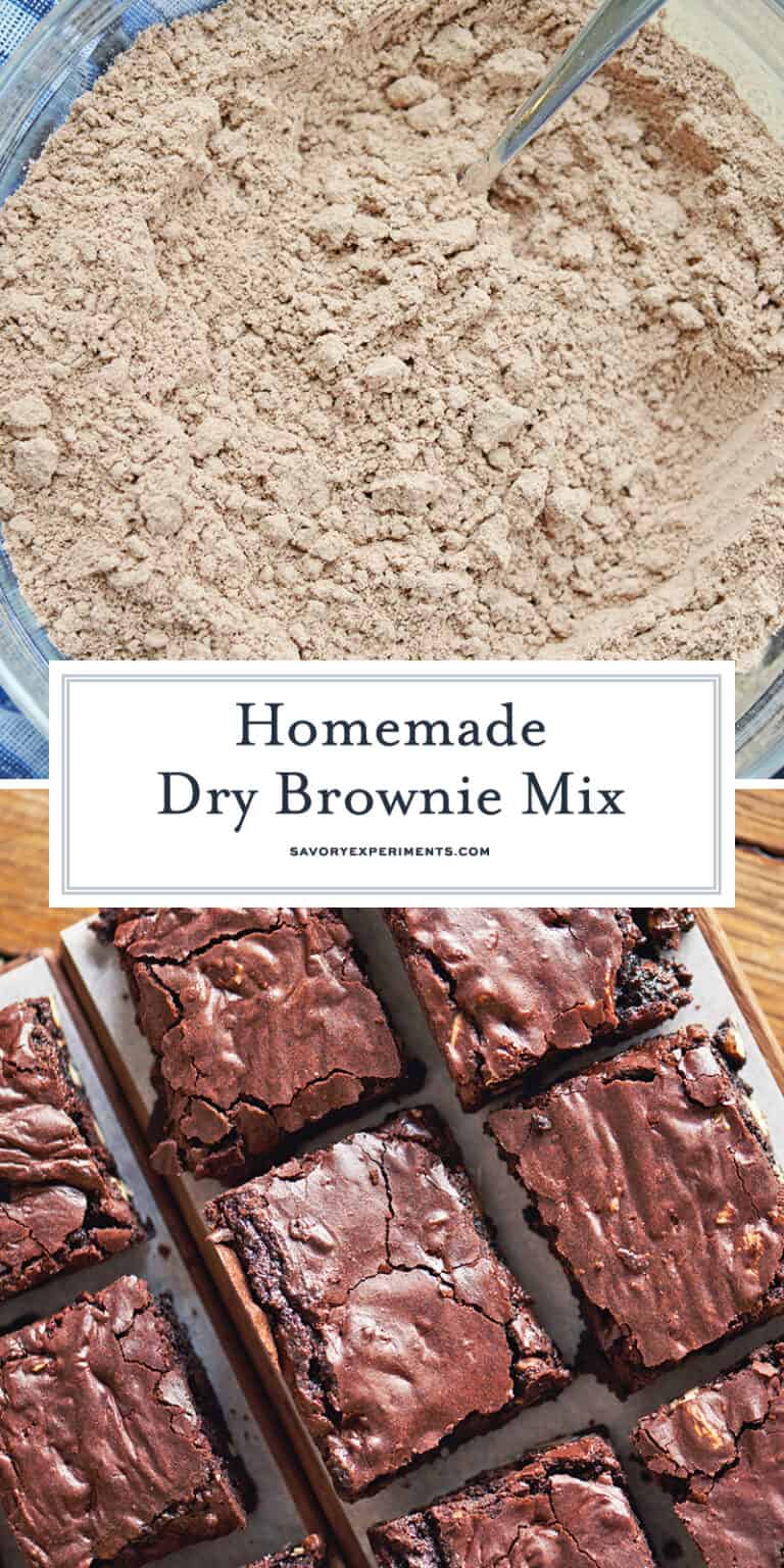 Homemade Brownie Mix - DIY Brownie Mix Perfect For Gifts!