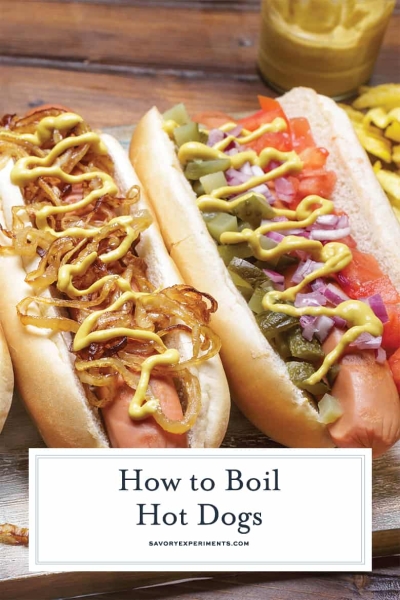 How to Boil Hot Dogs - Gourmet Hot Dogs on the Stovetop