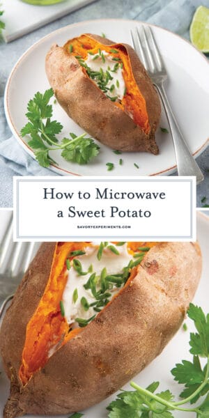 How to Microwave a Sweet Potato (Sweet Potatoes Made EASY!)