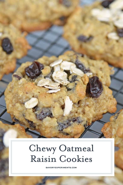 Soft Oatmeal Raisin Cookies (Crispy Edges and Soft Inside!)