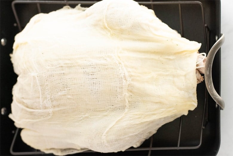 Butter Cheesecloth Turkey Perfect Turkey Using The Cheesecloth Method