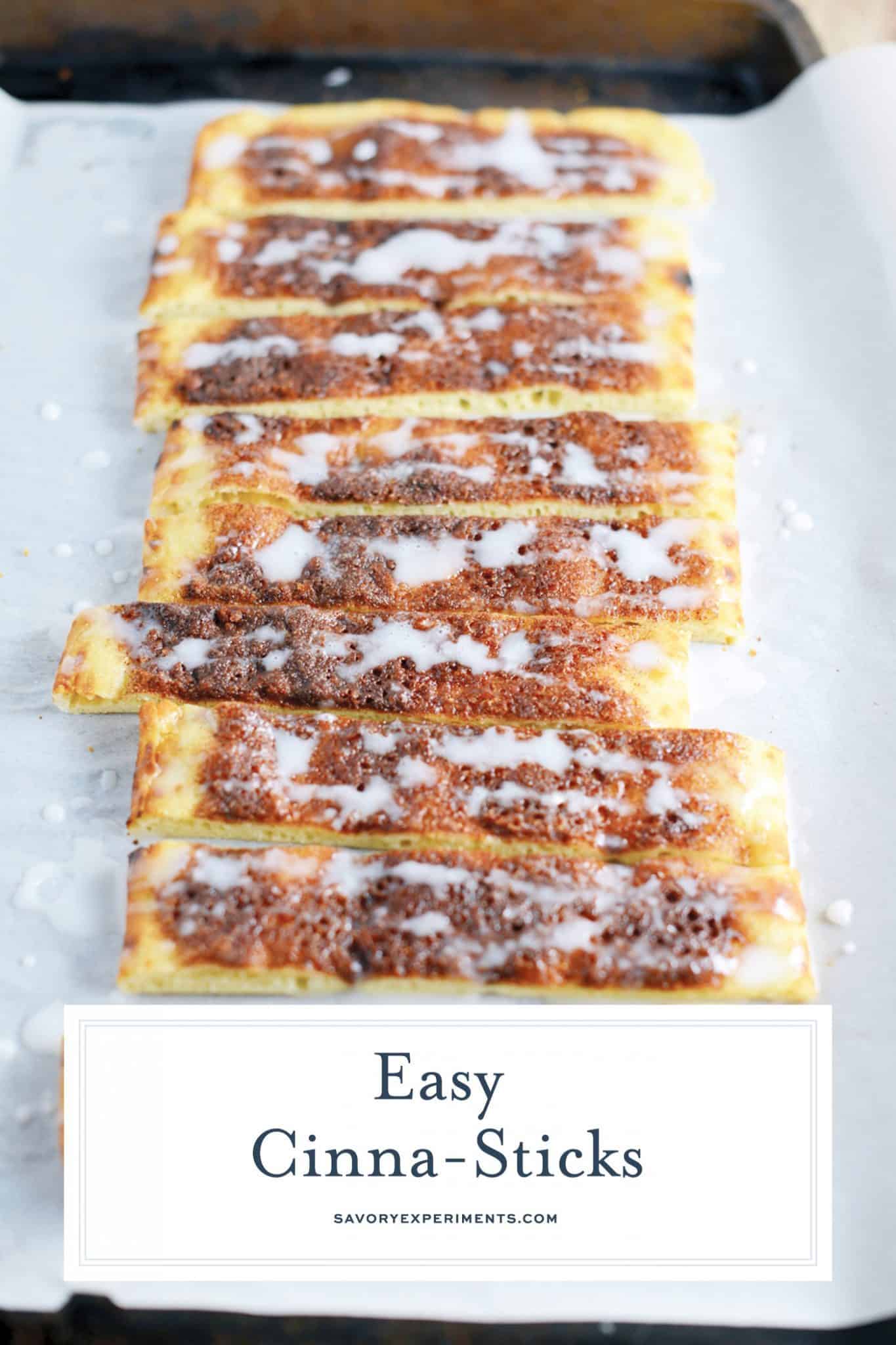 Easy Cinna Sticks | Kid Friendly Cinna Stix with Icing