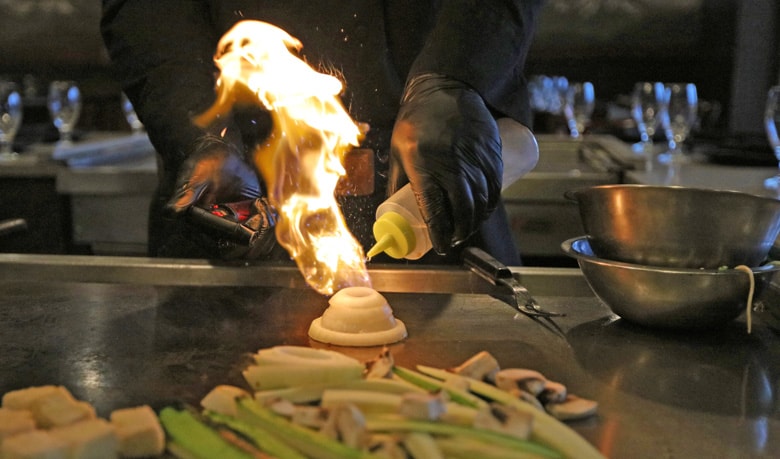 Cook-n-Dine Japanese Teppanyaki at Home - Hibachi Flat Top Grill