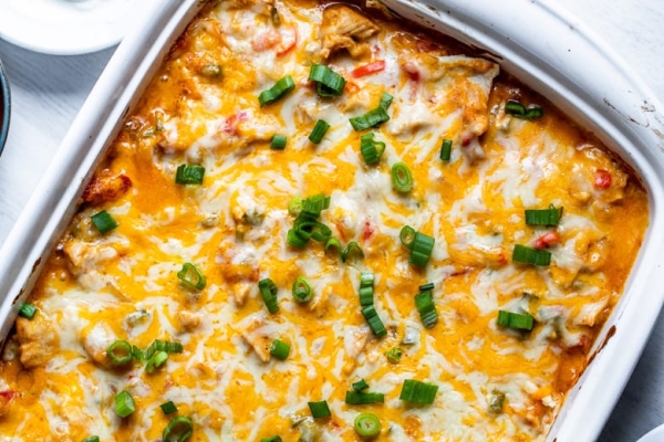 EASY King Ranch Chicken Casserole Recipe - Savory Experiments