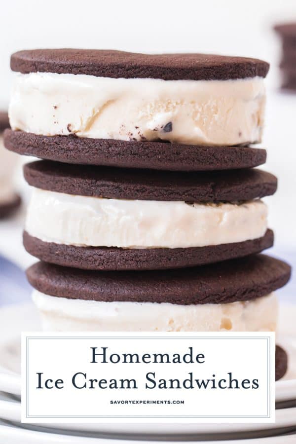 Homemade Ice Cream Sandwiches - Savory Experiments