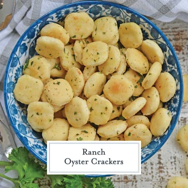 Super EASY Ranch Oyster Crackers Recipe Made with 3 Ingredients!