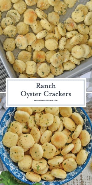 Super EASY Ranch Oyster Crackers Recipe - Made with 3 Ingredients!