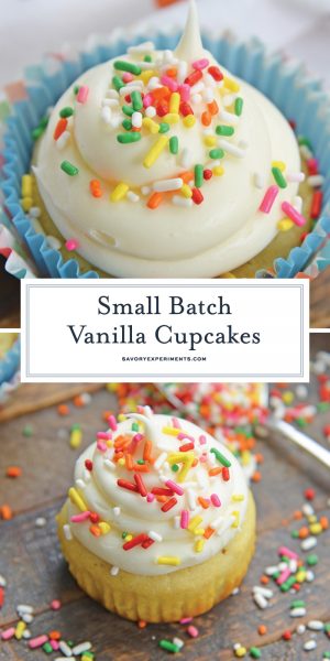 Small Batch Vanilla Cupcakes - Easy Cupcakes in Just 20 Minutes!