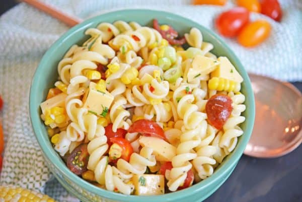 BEST Gouda and Corn Pasta Salad - Gouda & Corn Pasta Salad Recipe