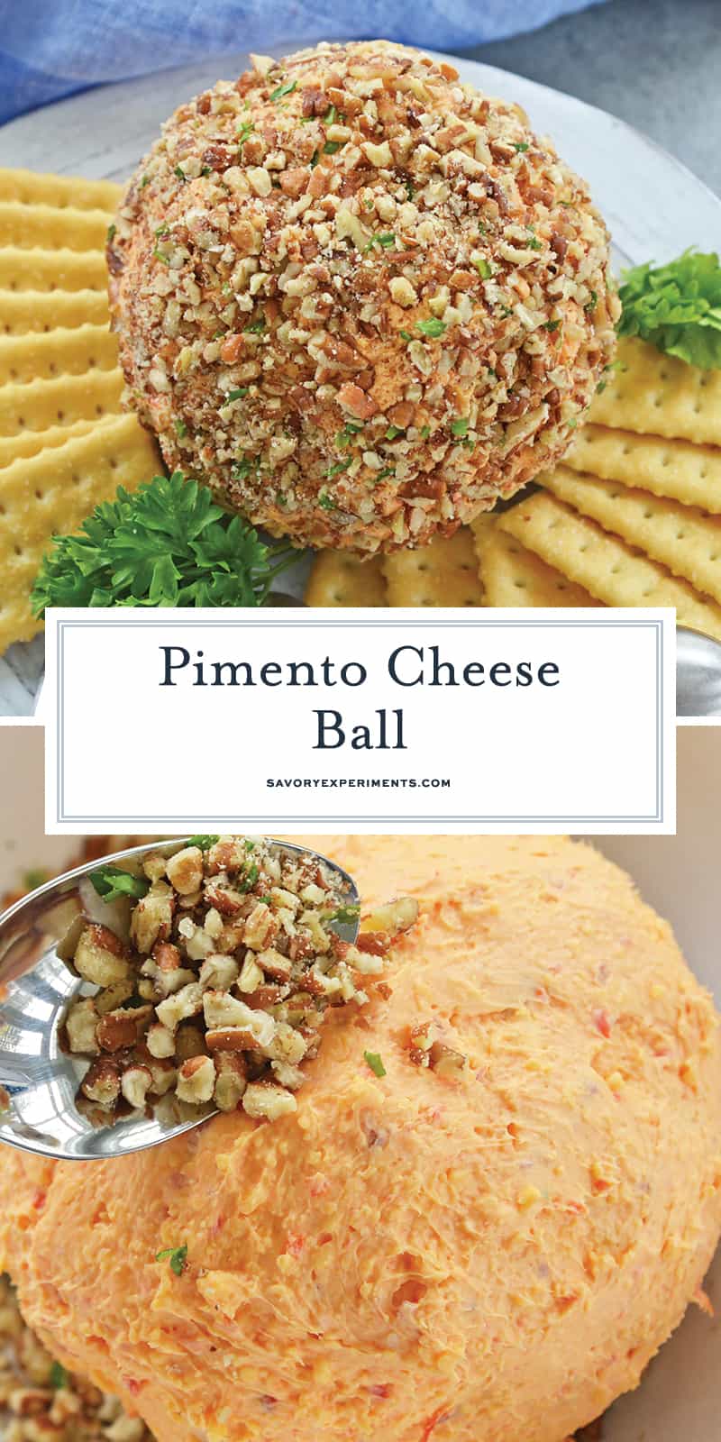 EASY Pimento Cheese Ball Recipe - BEST Southern Pimento Cheese Ball
