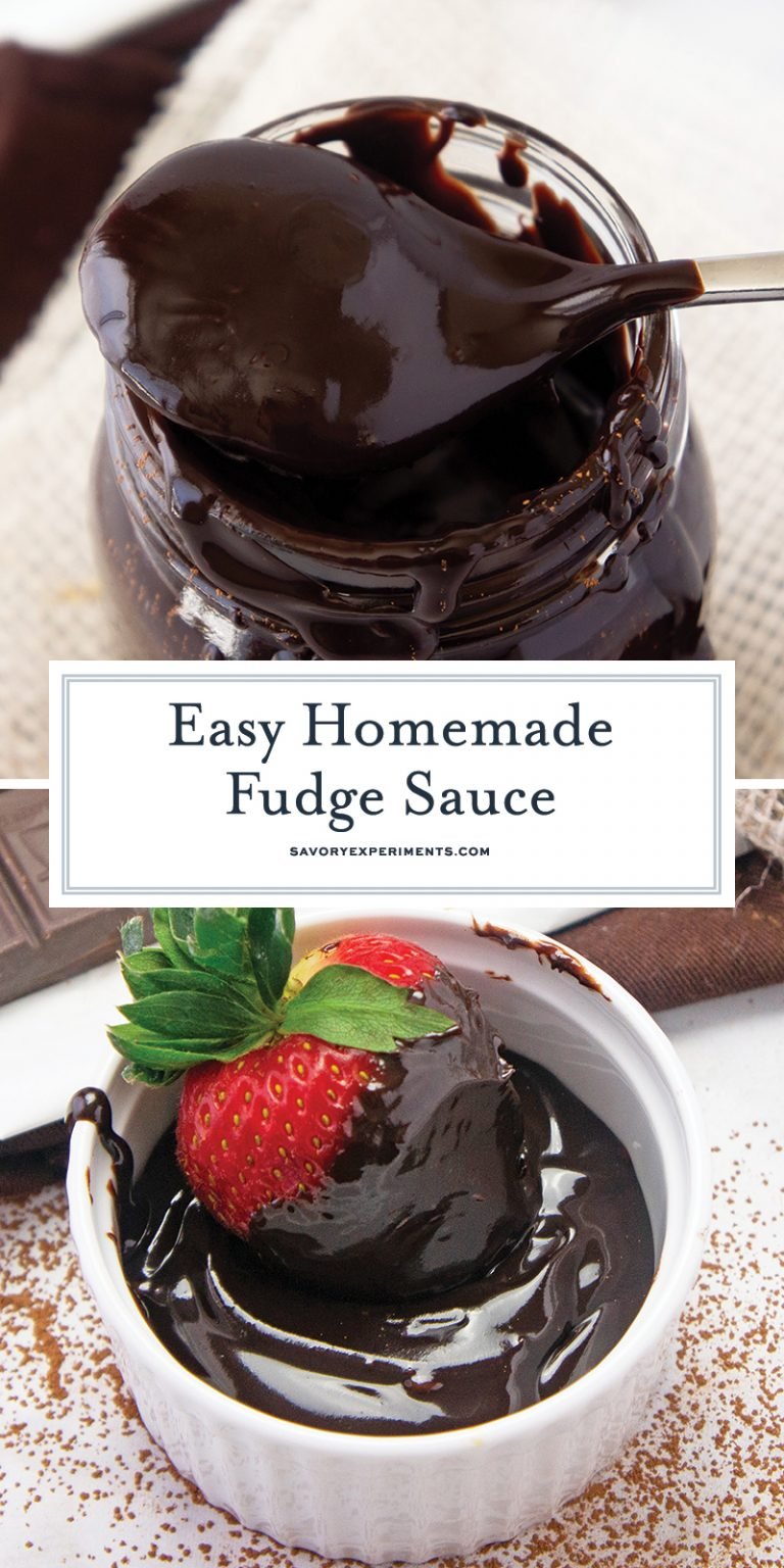 EASY Homemade Fudge Sauce Recipe - 6 Ingredient Hot Fudge