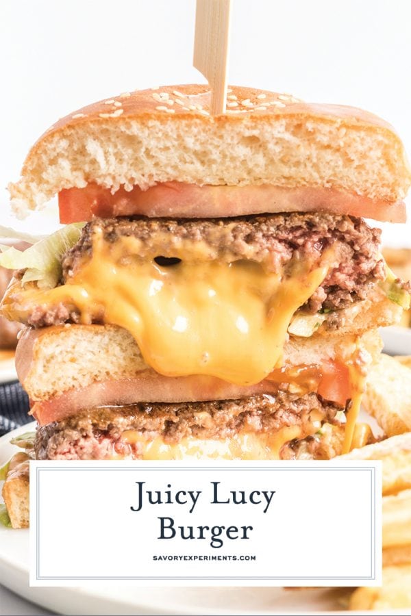 EASY Juicy Lucy Burgers Recipe - BEST Juicy Lucy Cheeseburgers