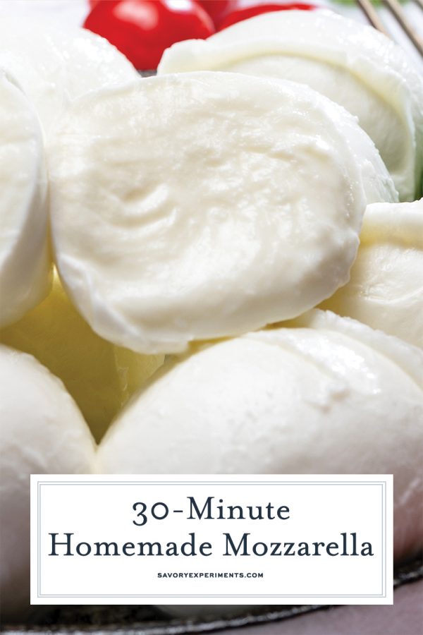 Homemade Mozzarella Cheese - It's Just That Easy!