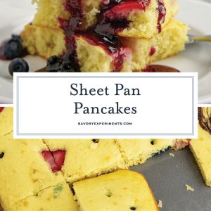 Fluffy Sheet Pan Pancakes - The Chunky Chef