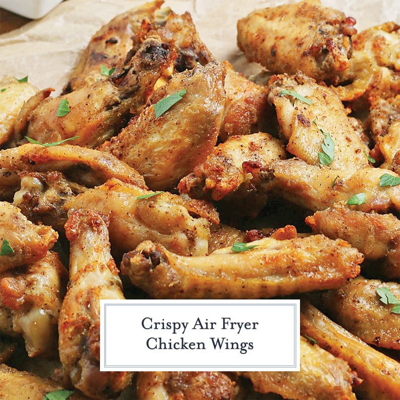 Air Fryer Frozen Chicken Wings - Whole Lotta Yum