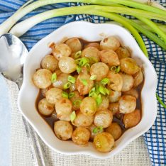 Balsamic Glazed Pearl Onions - White Pearl Onions in a Sweet Sauce