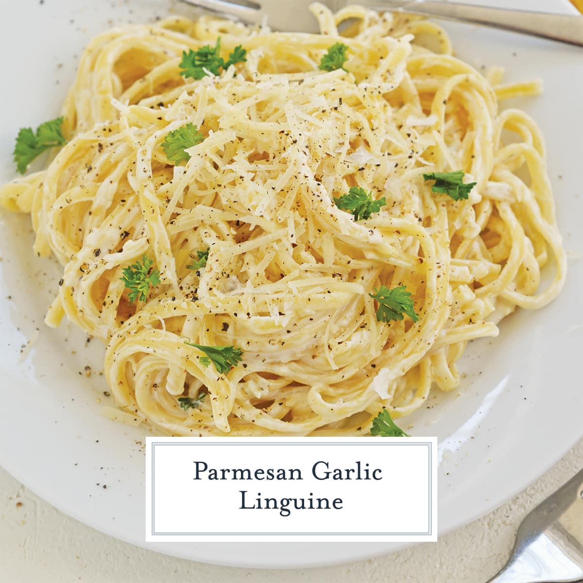 BEST Parmesan Garlic Linguine Recipe - Super Easy Pasta Dish!