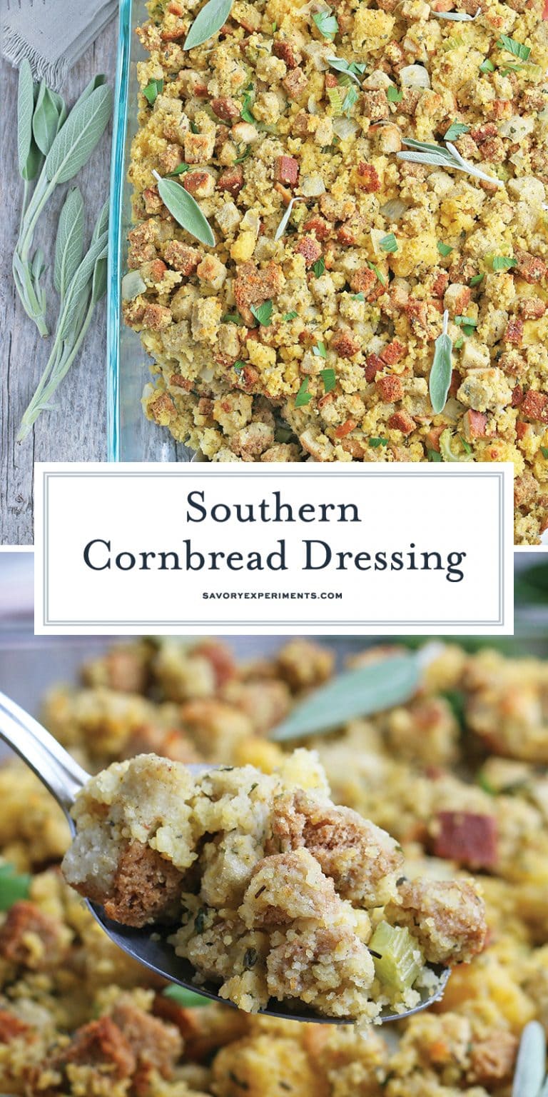 BEST Southern Cornbread Dressing Recipe - Perfect for Thanksgiving!