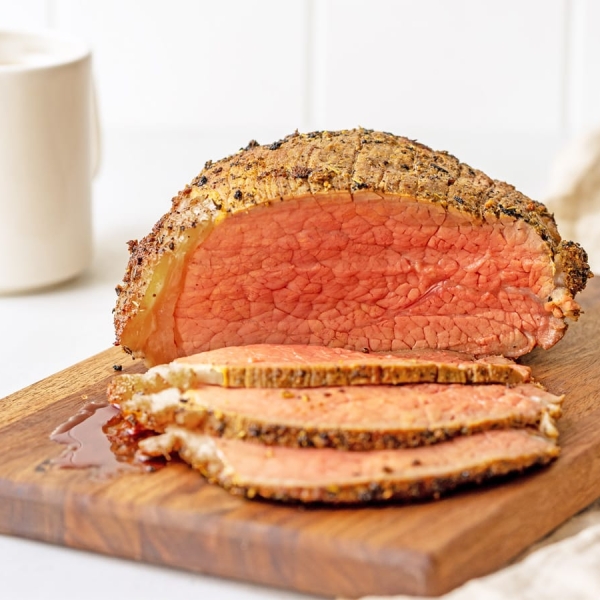 sliced round roast