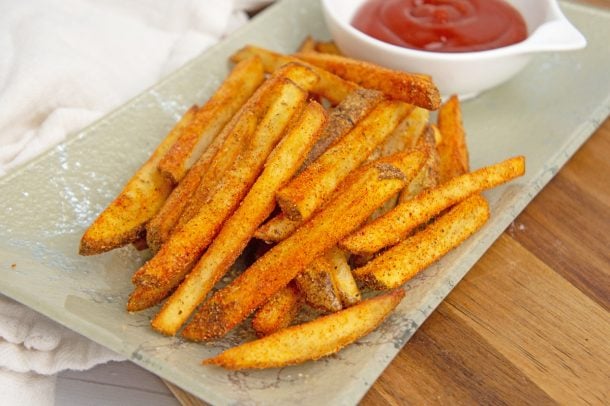 BEST Cajun Fries- Homemade Cajun French Fries Both Fried AND Baked!