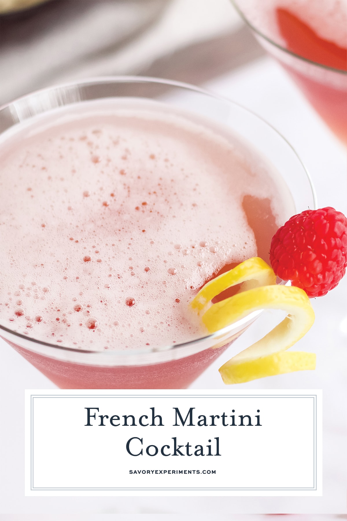 BEST French Martini Recipe - Perfect for a Valentine's Day Cocktail!