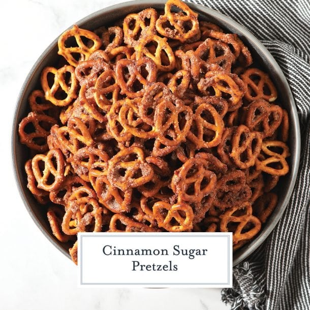 EASY Cinnamon Sugar Pretzels- Sweet, Salty & Ready in 45 Minutes!