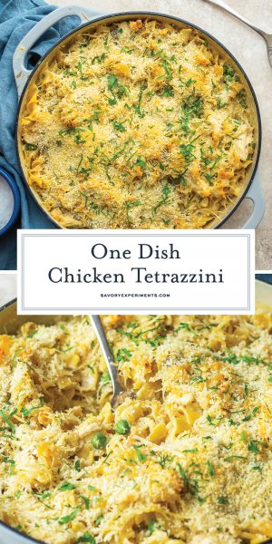 Easy Chicken Tetrazzini Recipe (One Pan w/ 10+ Variations!)